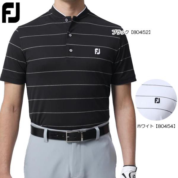 【50%OFF半額】【送料無料　メール便】 FOOTJOY フットジョイ チョークストライプ 半袖ブ...