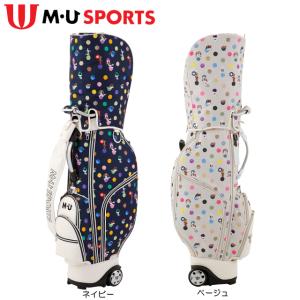 MU SPORTS] ゴルフ 4WAYクラブケース ポップアートカラフルパッチ