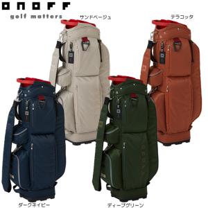 新品 ONOFF オノフ キャディバッグ OB3624 サンドベージュ ONOFF ゴルフ キャディーバッグ メンズ オノフ OB3624 軽量
