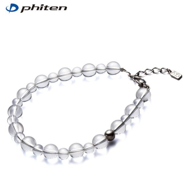 【送料無料】Phiten ファイテン 水晶コンビブレス(6mm・8mm玉) 19cm (0515AQ...