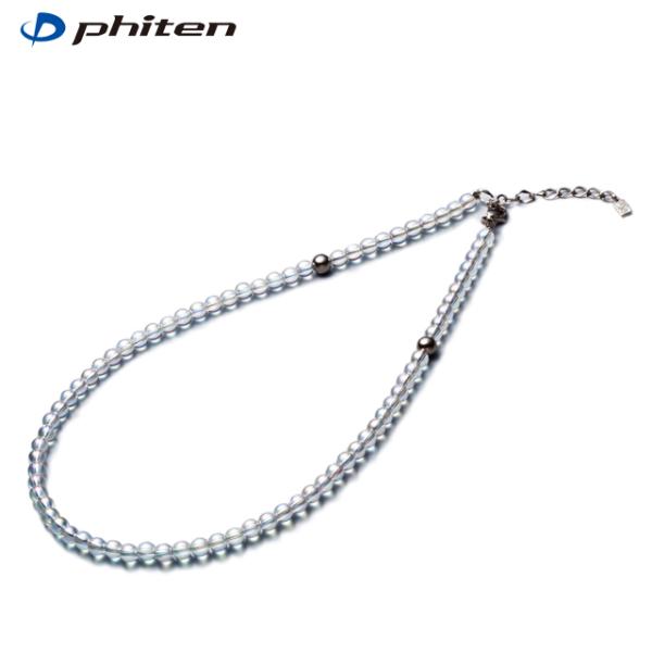 【送料無料】Phiten ファイテン チタン水晶ネックレス(5mm玉) 40cm (0515AQ81...