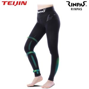 【送料無料　メール便】TEIJIN テイジン RINPAS 女性用 レギンス SOLOTEX NANOFRONT ファイテン アクアチタン加工 RPLL