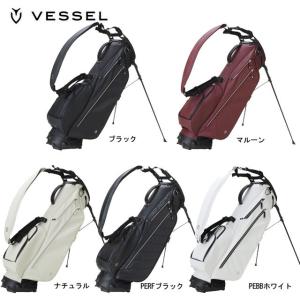 【送料無料】VESSEL ベゼル VLS LUX Stand ブイエルエス ラックス スタンド キャディバッグ ダブルストラップ 7530221｜gearmove