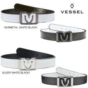 【送料無料】VESSEL ベゼル Reversible Belt  V SQUARE リバーシブル ベルト V スクエア｜gearmove