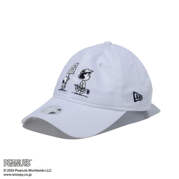 NEW ERA 14124324 Women&apos;s 9TWENTY PEANUTS ゴルフ ロングバイ...