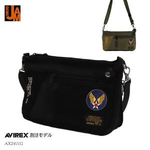 【SALE 50%OFF】【GEAR's JAM 別注】 AVIREX アビレックス AX2411G ショルダーバッグ エクスパンダブル 拡張 メンズ 送料無料