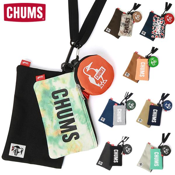 CHUMS チャムス ch60-3625 3P Shoulder Pouch Sweat Nylon...