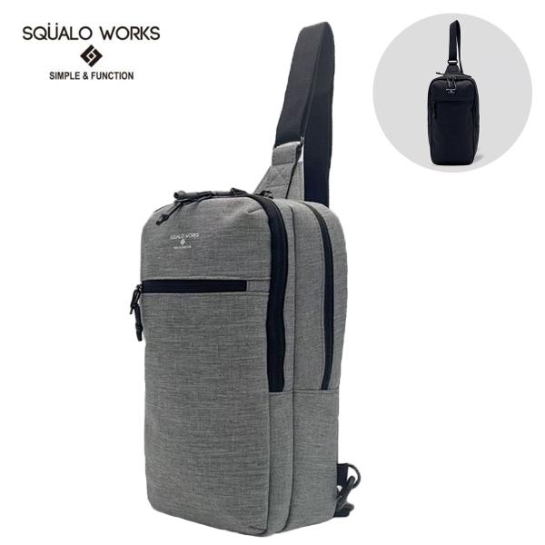 SQUALO WORKS スクアーロワークス SW-CH005 2WAY ボディバッグ シャンブレー...