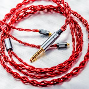 イヤホンリケーブル 4.4mm5極バランス 3.5mmステレオミニ MMCX 2pin 7N