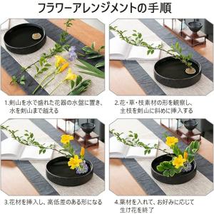 YUYAKESHI花器 華道 生け花用 水盤 ...の詳細画像2