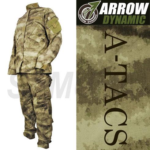 ARROW DYNAMIC (アローダイナミック) BDU 次世代迷彩 A-TACS 上下セット