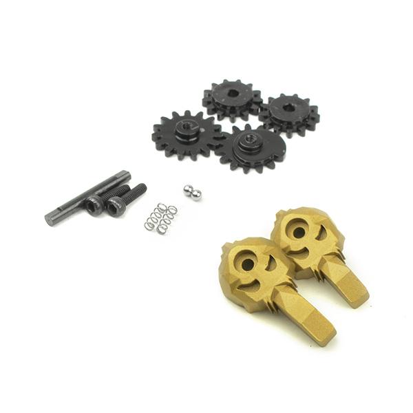APS Skull Ambidextrous ファイアセレクター APS M4 電動ガン用 ゴールド