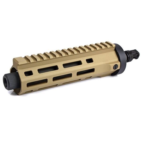 ARES M45 電動サブマシンガン用 M-LOK CNC ハンドガード ミドル デザートカラー