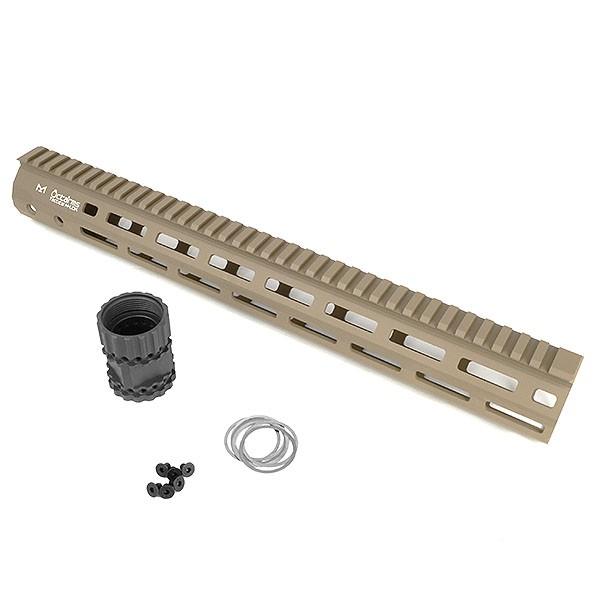 OCTAARMS 15インチ M-Lokシステム ハンドガードセット デザートカラー