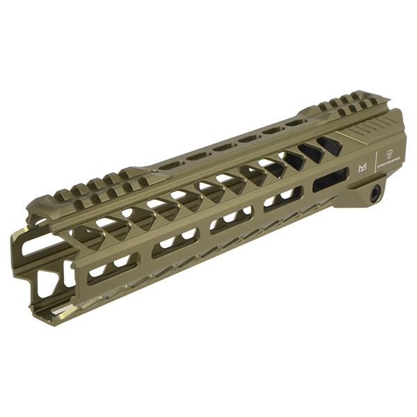 E&amp;C MP1002 SIタイプ ストライク レールハンドガード 10インチ デザートカラー