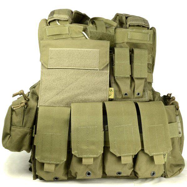 FLYYE Force Recon Vest with Pouch Set Ver.MAR KH