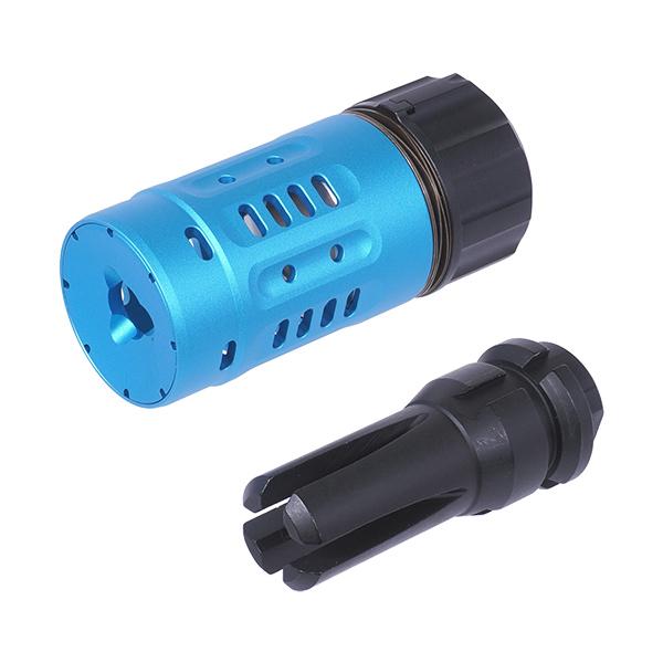 5KU Dead Airタイプ Pyro エンハンスド マズルブレイクセット 14mm逆ネジ トレー...