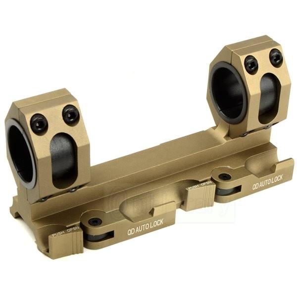 American Defense タイプ 25mm/30mm 径 QD ワンピース スコープマウント...