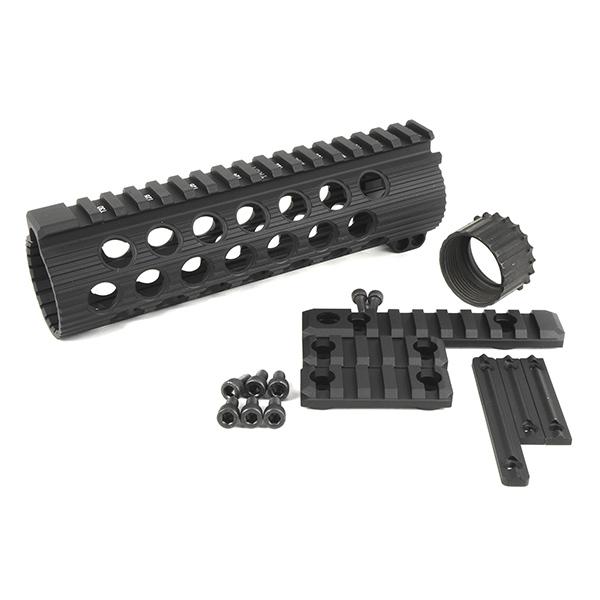 【SALE】TROYタイプ TRX BATTLE RAIL 7.2 インチ ハンドガード ブラック