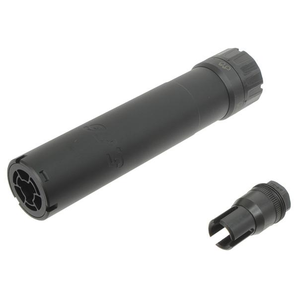 P&amp;B SLX 556 タイプ QDダミーサプレッサー＆ハイダー(14mm 逆ネジ) セット ブラッ...