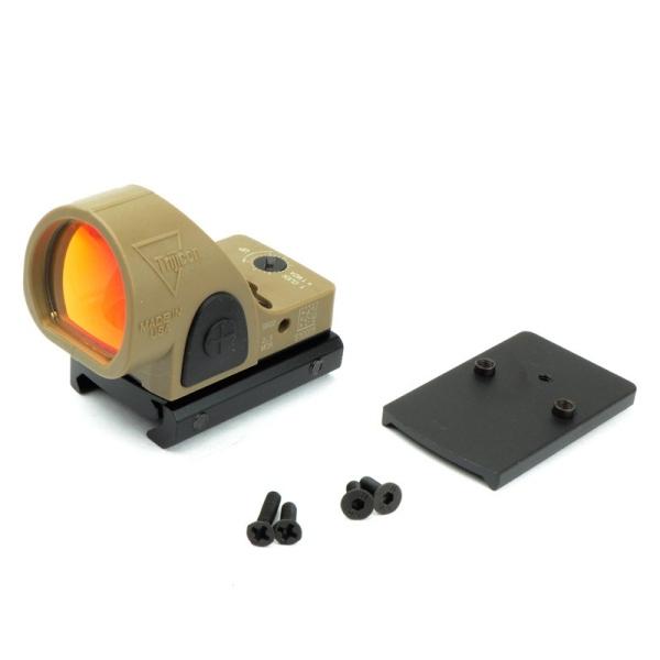 SOTAC ナイロン製 SROタイプ コンパクトドットサイト グロック用マウント付き デザートカラー