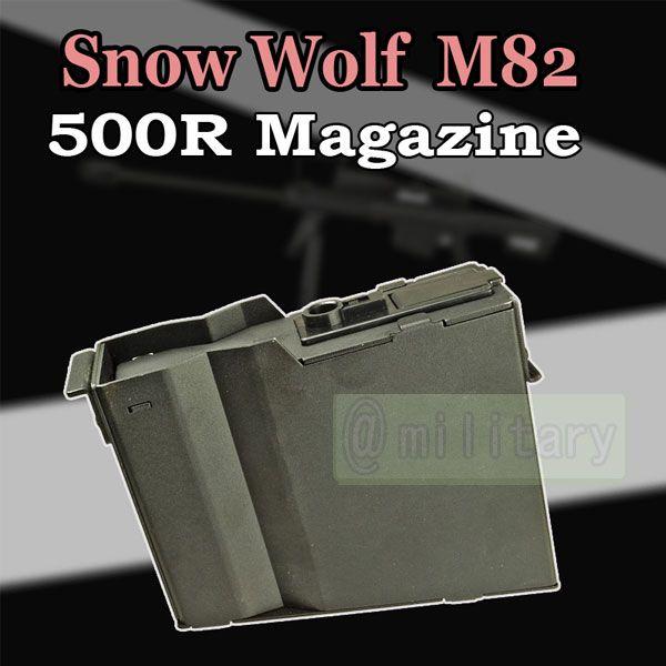 SNOW WOLF　バレットM82 電動ガン用 500連 スペアマガジン