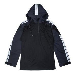 TMC TRN R スタイル コンバット シャツ フード付き ネイビーｘブラック