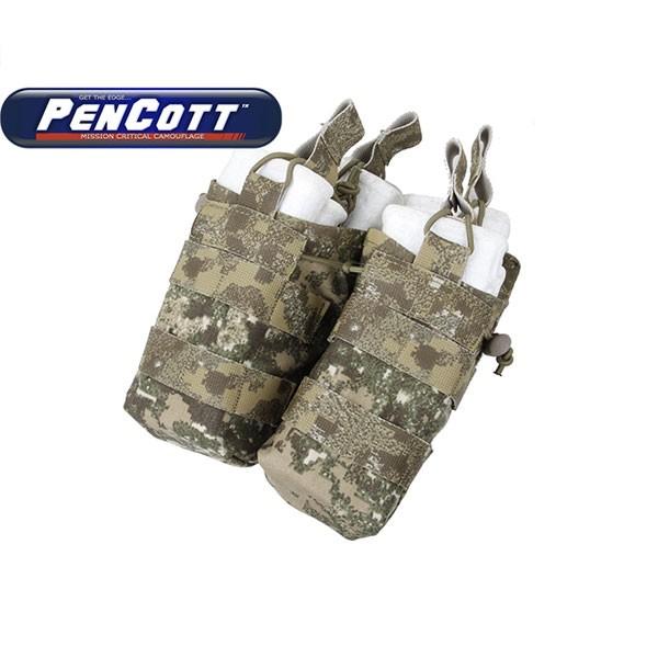 TMC Dou オープントップ マガジンポーチ ペンコット バッドランド 迷彩 実物生地使用