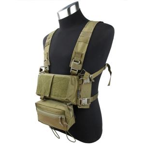 TMC Modular Chest Rig [モジュラー チェストリグ] セットA カーキ｜geelyy