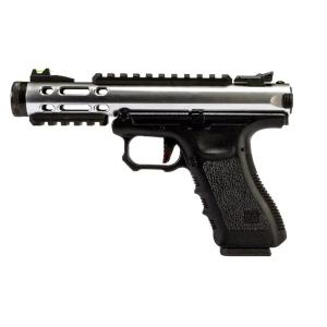 WE-TECH GLOCK GALAXY ブローバックガスガン シルバー
