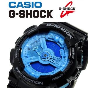 G-SHOCK CASIO カシオ メンズ 腕時計 GA-110B-1A2 Ｇショック Ｇ−ＳＨＯＣＫ ブルー ブラック ハイパーカラー｜geestore