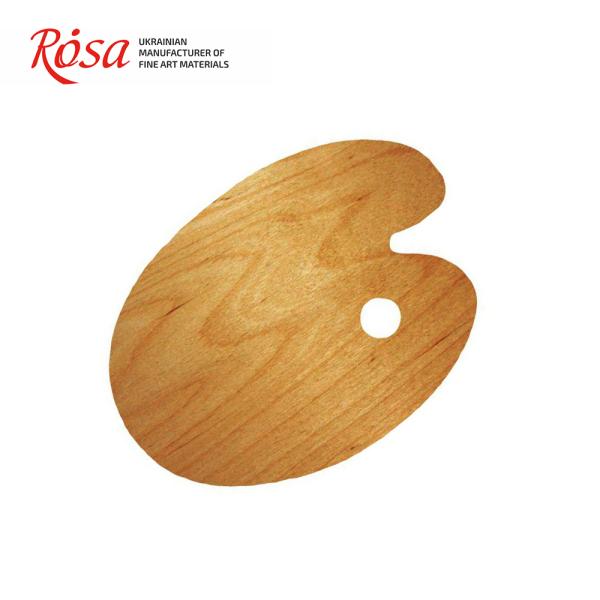 ROSA ローサ 油絵用 パレット 木製 画材 丸型 小