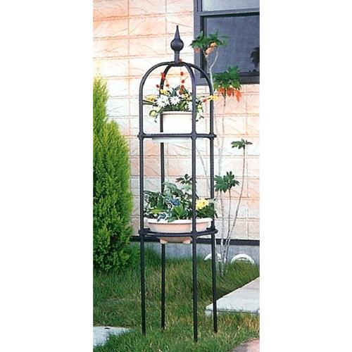 第一ビニール オベリスクBK 180cm、ブラック