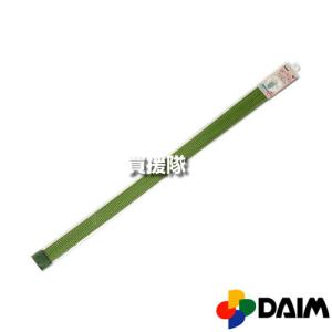 DAIM グリーン鉄線 直径3.2mm×75cm 10本入りパック 第一ビニール