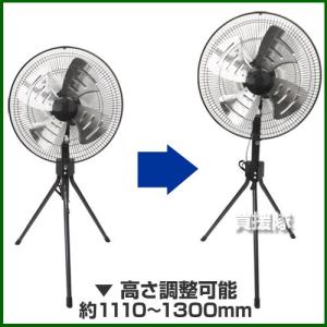 タイカツ 三脚型 工場扇 HX-450A アル...の詳細画像2