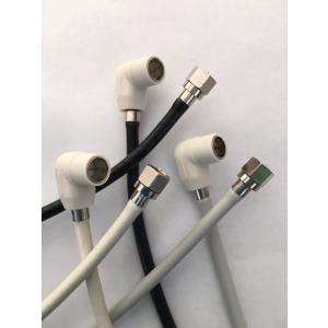 アンテナケーブル 2ｍ ◎4K8K対応！○色を選べる！ 六角ネジ込み × L型プッシュ接栓付 ！メール便ご利用で！S4C-FB 1本 24F-2〇