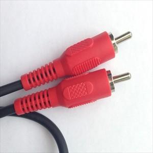 訳あり！ビデオ(ピン)ケーブル 1.5m 赤色1Pニッケルメッキ メール便配送で！全国どこでも！！1本 4110-1.5ＮＯ