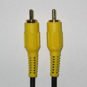 完売ありがとうございました。残り0本 ビデオケーブル 1m 1本 メール便送料　日本全国どこでも277円(税別)！！黄1P金メッキ 4110-A-1