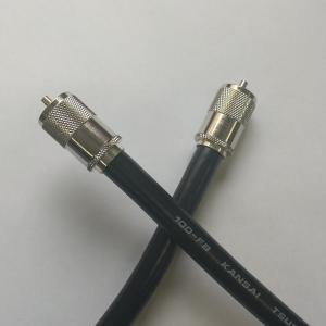 10DFB(10D-FB) 35m 両端MP接栓付 固定局用ケーブル 関西通信電線 無線用 黒色 1本 10d-fb 10dfb mp K10F-35MM　｜gekiyasu-cable