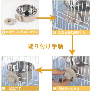 猫餌入れ/グリーン ピンク 2色2個 フードボ...の詳細画像4