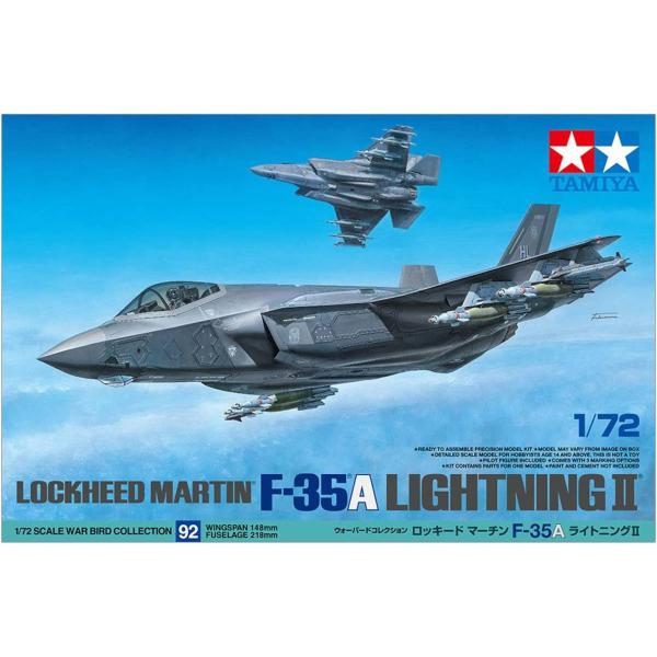 タミヤ 1/72 ロッキード マーチンF-35A ライトニングII 60792 ウォーバードコレクシ...