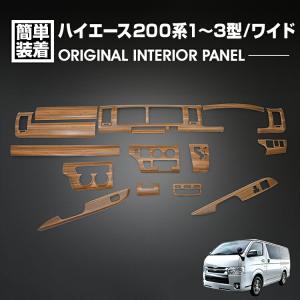 茶木目マホガニー ワイドボディー) ABS製 3Dインテリアパネル 15P