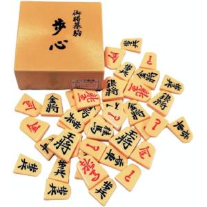 【新品】将棋駒・歩心駒（裏・赤）プラスチック製（駒箱付）｜gekiyasu342