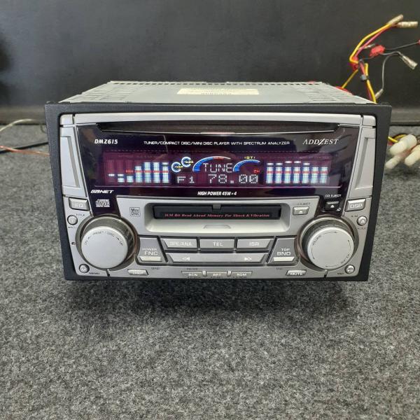 三菱 純正 OP ADDZEST アゼスト DMZ615 CD MD 2DIN プレーヤー MR97...