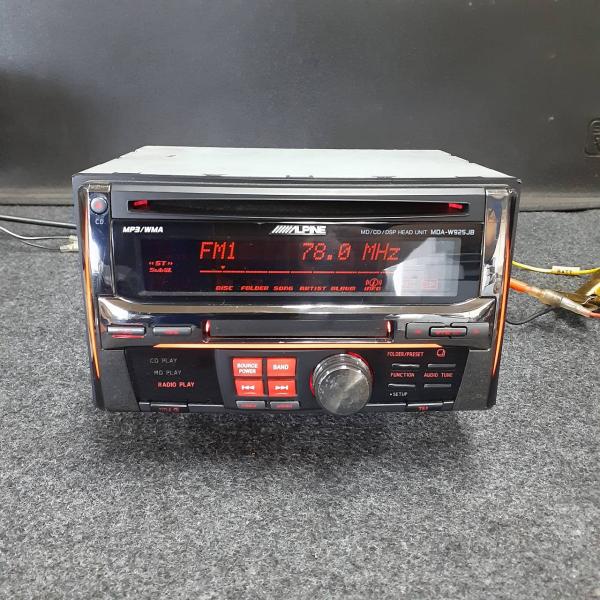 ALPINE アルパイン MDA-W925JB 2DIN CD・MD プレーヤー プレイヤー 旧車 ...