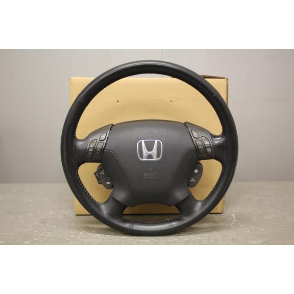 エリシオン プレステージ SG (RR5) 純正 ステアリングホイール 本革 ホーンパット スイッチ...