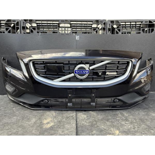 ボルボ V60 T6 AWD (FB6304T FB) 純正 フロントバンパー ブラック系 3129...
