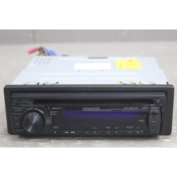 プジョー 307 SW (3EHRFN) 社外 ケンウッド U363 オーディオデッキ CDプレーヤ...