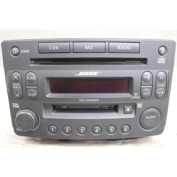 日産 フェアレディZ バージョンST AT 前期 (Z33) 純正 BOSE オーディオデッキ PP...