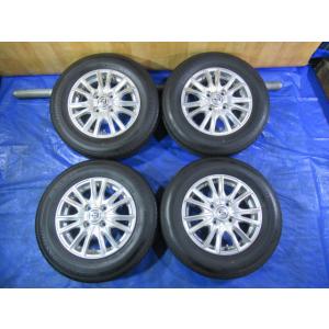 激安即決！Aphrodite 13-4B 4H/100 ET43 + BRIDGESTONE 145/80R13 2021年製 中古4本！アルト ライフ ワゴンR タント ムーヴ等！T007650